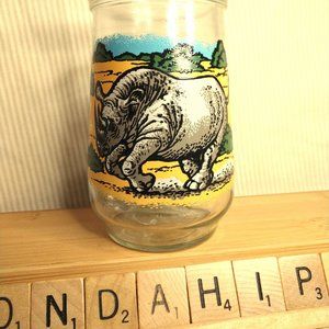 Welch's Black Rhino Jelly Jar